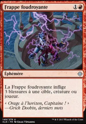 Frappe foudroyante