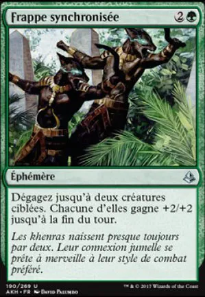 Frappe synchronisée