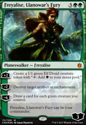 Freyalise, Fureur de Llanowar