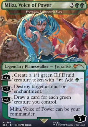 Freyalise, Fureur de Llanowar