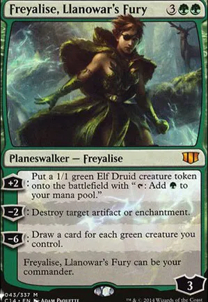 Freyalise, Fureur de Llanowar