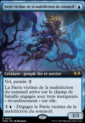 Færie victime de la malédiction du sommeil