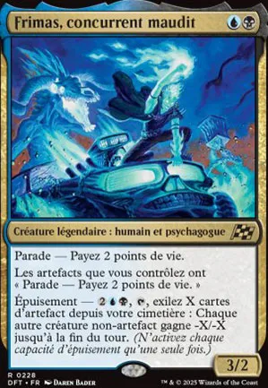 Frimas, concurrent maudit