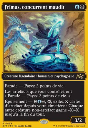 Frimas, concurrent maudit