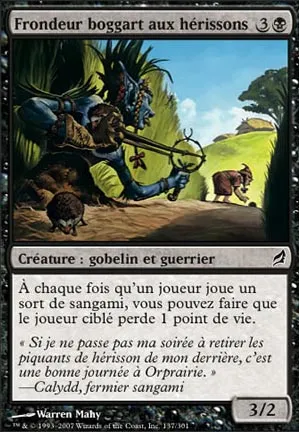 Frondeur boggart aux hérissons