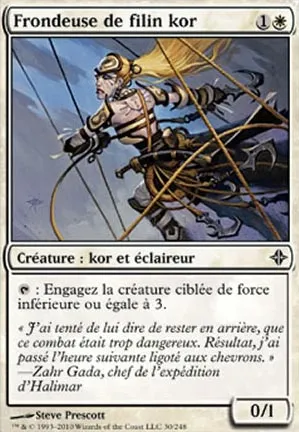 Frondeuse de filin kor