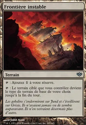 Frontière instable