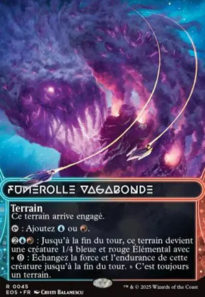 Fumerolle vagabonde
