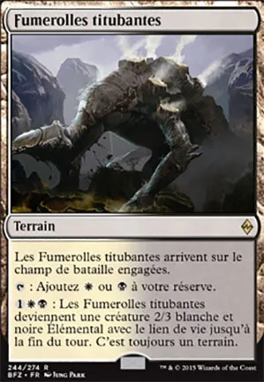 Fumerolles titubantes