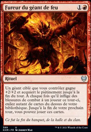 Fureur du géant de feu