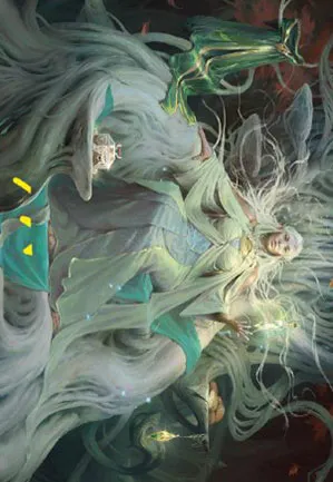 Galadriel, donneuse de cadeaux - Illustration