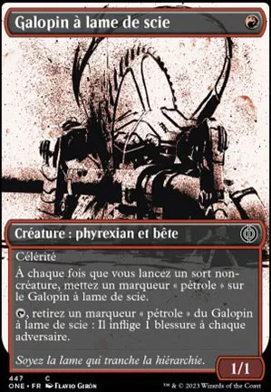 Galopin à lame de scie