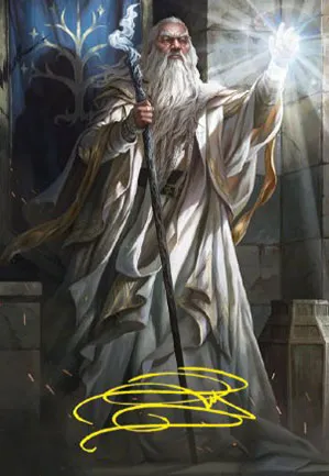Gandalf le Blanc - Illustration