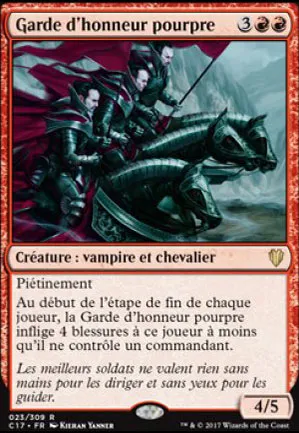 Garde d'honneur pourpre