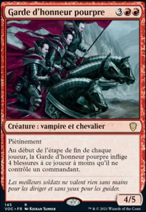 Garde d'honneur pourpre