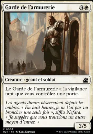 Garde de l'armurerie