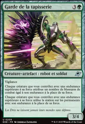 Garde de la tapisserie