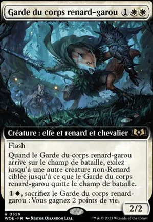 Garde du corps renard-garou