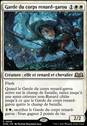 Garde du corps renard-garou