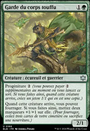 Garde du corps touffu
