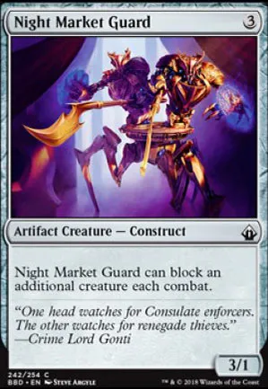 Garde du marché nocturne