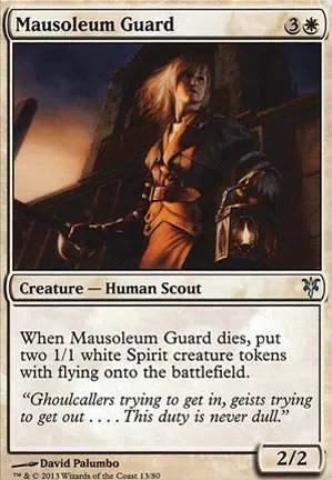Garde du mausolée