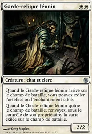 Garde-relique léonin
