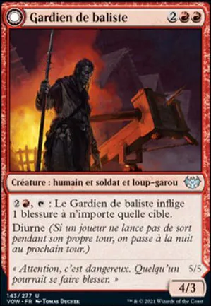 Gardien de baliste // Porteur de baliste