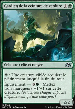 Gardien de la ceinture de verdure