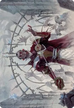 Gardien de la porte du cimetière - Illustration