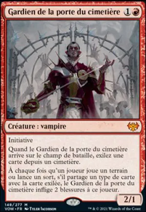 Gardien de la porte du cimetière