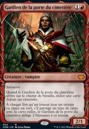 Gardien de la porte du cimetière