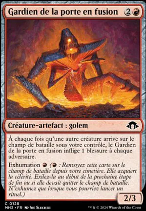 Gardien de la porte en fusion