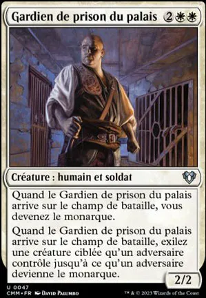 Gardien de prison du palais