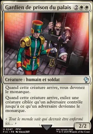 Gardien de prison du palais