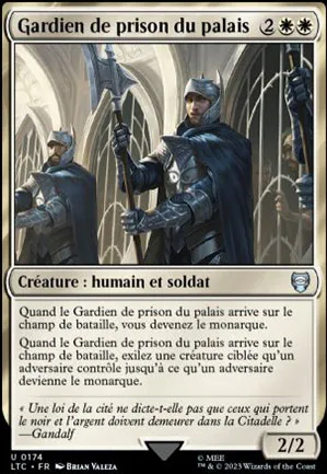 Gardien de prison du palais