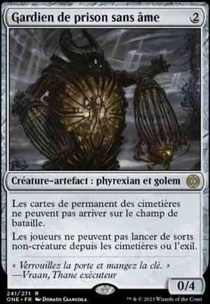 Gardien de prison sans âme