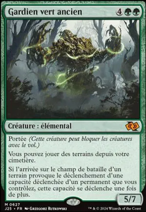 Gardien vert ancien