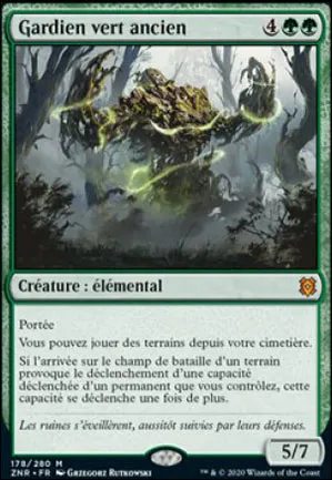 Gardien vert ancien
