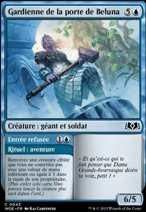 Gardienne de la porte de Beluna // Entrée refusée