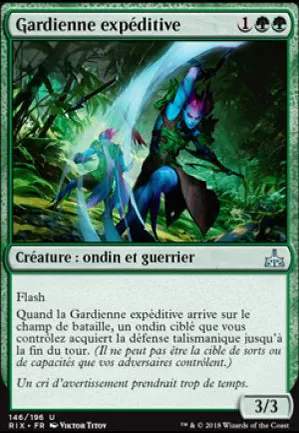Gardienne expéditive