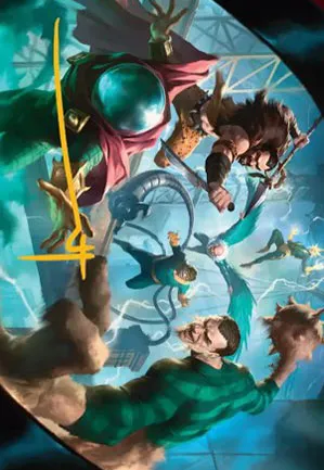 Gare aux Sinister Six ! - Illustration