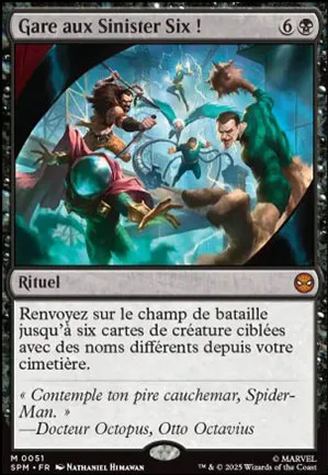 Gare aux Sinister Six !