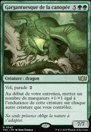 Gargantuesque de la canopée