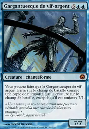 Gargantuesque de vif-argent