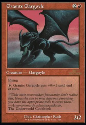 Gargouille de granit