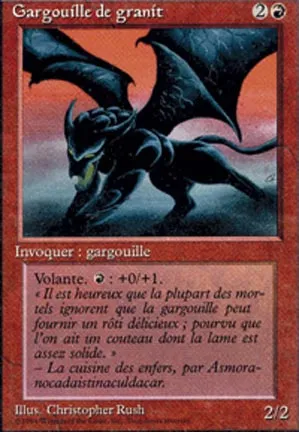 Gargouille de granit