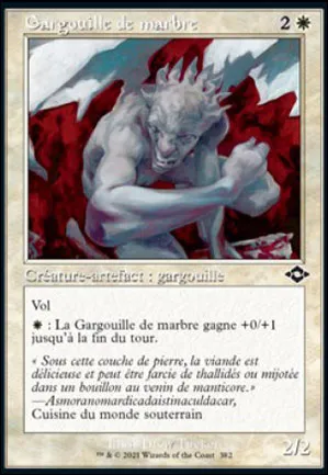 Gargouille de marbre