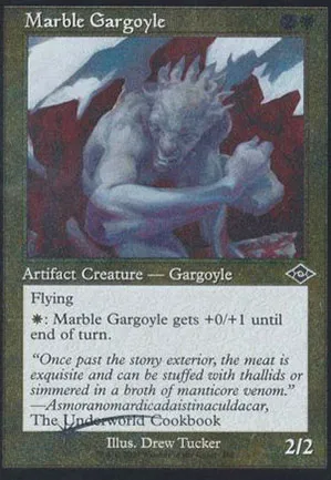 Gargouille de marbre