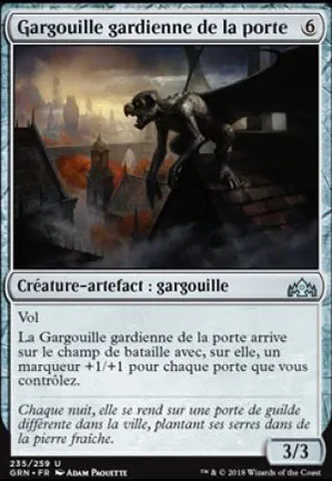 Gargouille gardienne de la porte